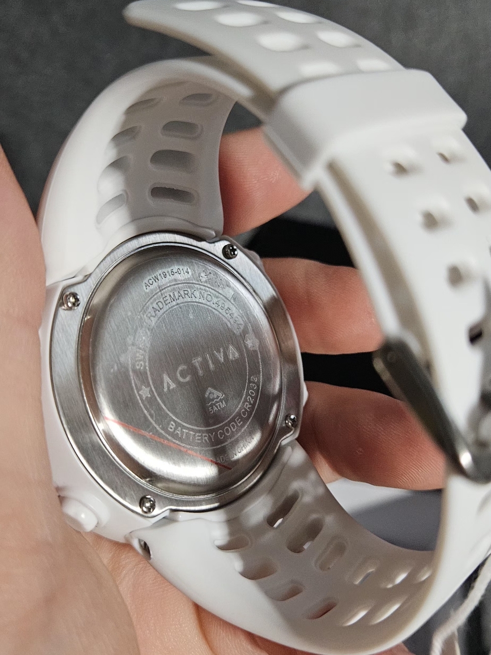 Activa X Invicta White and Gold Digital Sports Watch ACW1915-014 - Picture 6 of 11